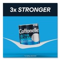 Toilet Paper | Cottonelle 55489 Ultra CleanCare 1-Ply Septic Safe Mega Rolls Strong Tissue Toilet Paper - White (48/Carton) image number 5