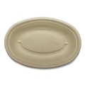 Bowls and Plates | World Centric BO-SC-UBBS-LFP 18 oz 8 x 5.3 x 1.6 Fiber Paper Burrito Bowls - Natural (400/Carton) image number 2
