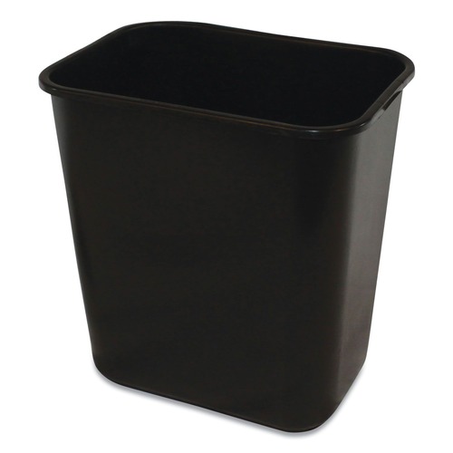 Trash Cans | Impact IMP 7702-5 Soft-Sided 28-Quart Polyethylene Wastebasket - Black image number 0
