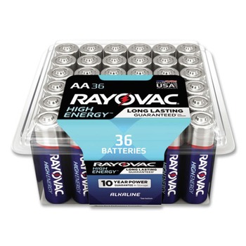 HOUSEHOLD BATTERIES | Rayovac 81536PPK High Energy 1.5V Premium AA Alkaline Batteries (36/Pack)