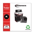 Back to School Sale | Innovera IVRLC203BK Remanufactured 550 Page-Yield Replacement High-Yield Ink for LC203BK - Black image number 1