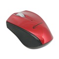 Back to School Sale | Innovera IVR62204 2.4 GHz Frequency 30 ft. Wireless Range Left/Right Hand Use Mini Wireless Optical Mouse - Red/Black image number 0