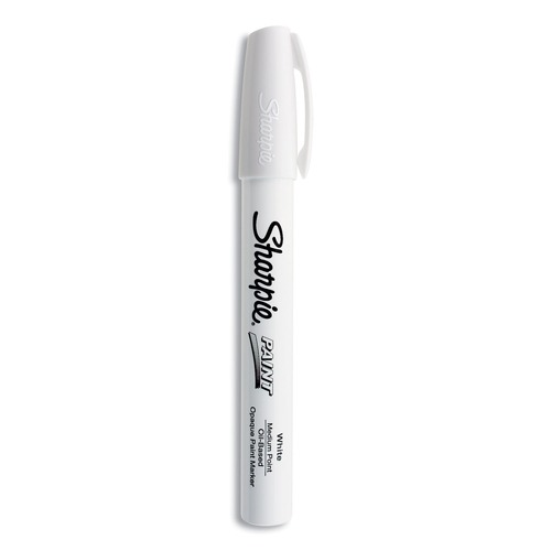Permanent Markers | Sharpie 35558 Permanent Paint Marker - Medium Bullet Tip/White image number 0