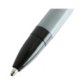 Pens | Universal UNV27410 Medium 1 mm Stick Ballpoint Pen - Black Ink, Gray/Black Barrel (1 Dozen) image number 3