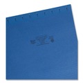 File Folders | Smead 64057 Letter Size 1/5-Cut Tabs Colored Hanging File Folders - Navy (25/Box) image number 2