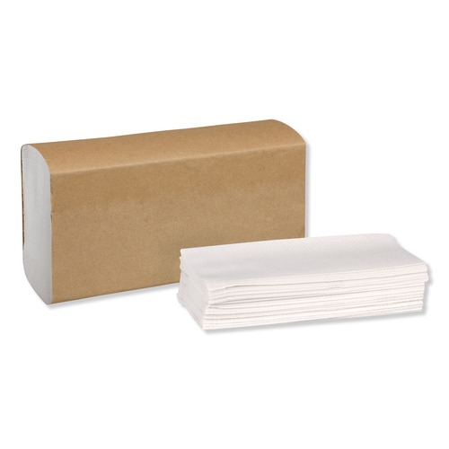 Paper Towels and Napkins | Tork MB540A Universal 9.13 x 9.5 1-Ply Multifold Hand Towel - White (16/Carton) image number 0