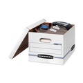 Boxes & Bins | Bankers Box 57036-04 STOR/FILE 12.5 in. x 16.25 in. x 10.5 in. Letter/Legal Files Storage Box - White (6/Pack) image number 2