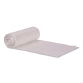 Trash Bags | Heritage Z8648UN R01 High-Density 56 Gallon 22 Microns 43 in. x 48 in. Waste Can Liners - Natural (25 Bags/Roll, 6 Rolls/Carton) image number 3
