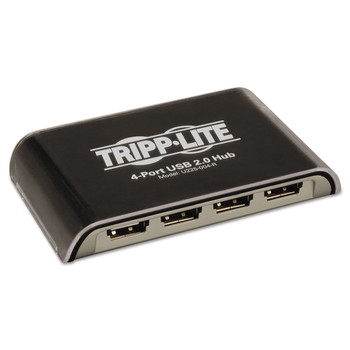 OFFICE ELECTRONICS AND BATTERIES | Tripp Lite U225-004-R USB 2.0 Hub, 4 Ports - Black/Silver