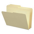 Just Launched | Smead 10320 Interior File Folders with Assorted 1/2-Cut Tab Positions - Letter, Manila (100/Box) image number 2