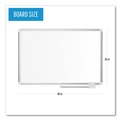White Boards | MasterVision MA0594830 48 in. x 36 in. Ruled Magnetic Steel Dry Erase Planning Board - White Surface/Satin Aluminum Frame image number 7