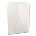 Food Trays, Containers, and Lids | Bagcraft 300405 6 in. x 6.5 in. Grease-Resistant Single-Serve Bags - White (2000/Carton) image number 1