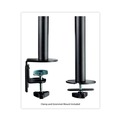 Monitor Stands | 3M MM200B 360 Degree Rotation plus45 Degree/-45 Degree Tilt 90 Degree Pan Dual Monitor Mount For 27 in. Monitors Supports 20 lbs. - Black (1/Carton) image number 7