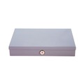 Retail Store Supplies | CONTROLTEK 500126 11.5 in. x 8.2 in. x 2.2 in. 6 Compartments Heavy Duty Low Profile Cash Box - Gray image number 0