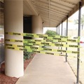 Floor Signs & Safety Signs | Great Neck 10379 3 in. x 1,000 ft. Non-Adhesive Caution Safety Tape - Yellow image number 5