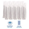 Cups and Lids | Boardwalk BWKPET912STRAW Crystal-Clear Cold Cup Straw-Slot Lids Fits 9 oz. Squat and 12 oz. PET Cups (1000/Carton) image number 3