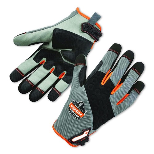 Cleaning Gloves | Ergodyne 17043 ProFlex 710 Heavy-Duty Utility Gloves - Medium Gray (1-Pair) image number 0