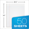 Notebooks & Pads | TOPS 7523 50-Sheets 8.5 in. x 11 in. Wide/Legal Rule "The Legal Pad" Glue Top Pads - White (12/Pack) image number 2