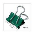 Binding Spines & Combs | Universal UNV31027 Binder Clips with Storage Tub - Mini, Assorted (60/Pack) image number 2