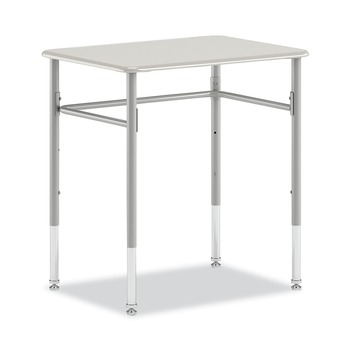 HON HLDV-MRECT2026A.E.G1.T1 SmartLink 20 in. x 26 in. x 23 in. to 33 in. Rectangle Student Desk - White (2/Carton)