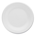  | Dart 10PWCR 10.25 in. Diameter Concorde Foam Plate - White (4 Packs/Carton) image number 4