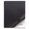 Sheet Protectors | GBC 2514493P 11 in. x 8.5 in. Unpunched Opaque Plastic Presentation Covers for Binding Systems - Black (50/Pack) image number 0