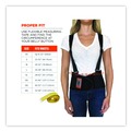 Back to School Sale | Ergodyne 11284 ProFlex 2000SF 34 in. to 38 in. Waist High-Performance Spandex Back Support Brace - Large, Black image number 5