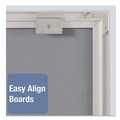 Bulletin Boards | Quartet M1616 Matrix 16 in. x 16 in. Magnetic Boards - White/Silver image number 4