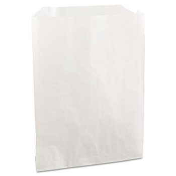 Bagcraft 450019 Grease-Resistant 6 in. x 7.25 in. Single-Serve Bags - White (2000/Carton)