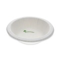 Food Trays, Containers, and Lids | Pactiv Corp. PSB12EC 12 oz EarthChoice Pressware Compostable Paper Bowl Dinnerware - White (750/Carton) image number 0