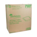 Food Trays, Containers, and Lids | Pactiv Corp. TEHL7X616S EarthChoice 7.25 in. x 6.38 in. x 1 in. 16 oz. Plastic Tamper Evident Recycled Hinged Lid Deli Container - Clear (240/Carton) image number 1