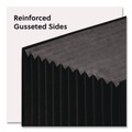 Dividers & Tabs | Smead 70227 Stadium File 10.5-in Expansion 12 Sections 1/3-Cut Tabs Letter Size Charcoal image number 4