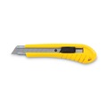 Box Cutters & Utility Knives | Stanley 10-280 Standard Snap-Off Knife with 18 mm Blade and 6.75 in. Plastic Handle - Yellow image number 1