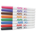Washable Markers | EXPO 1884309A Extra-Fine Bullet Tip Low-Odor Dry-Erase Marker - Assorted Colors (8/Pack) image number 1