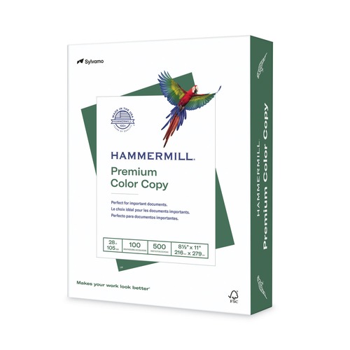 Just Launched | Hammermill 10246-7 Premium Color Copy 28 lbs. 8.5 in. x 11 in. Print Paper - 100 Bright White (500/Ream) image number 0