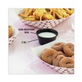 Cups and Lids | Pactiv Corp. YS200E 2 oz. Plastic Portion Cup - Black (200/Bag, 12 Bags/Carton) image number 6