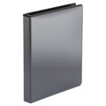 Binders | Office Impressions OFF-80961 11 in. x 8.5 in. 1 in. Capacity 3 Rings Economy Round Ring View Binder - Black image number 0
