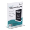 Just Launched | NuDell 38020Z 8-1/2 in. x 11 in. Stand-Up Plastic Sign Holder - Clear image number 4