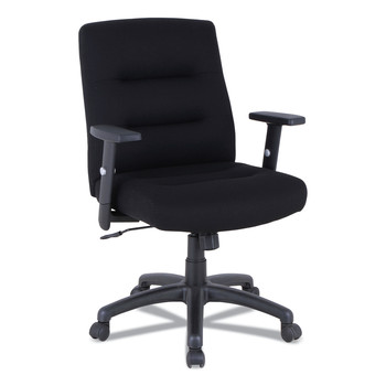 Alera 12010-03B Kesson Series 17.71 in. to 21.65 in. Seat Height Petite Office Chair - Black
