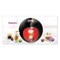 Coffee | Coffee-Mate 12359135 Majesto Automatic Coffee Machine - Black/Red image number 4
