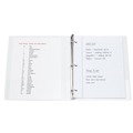 Just Launched | Avery 68060 11 in. x 8.5 in. 1.5 in. Capacity 3 Rings Framed View Heavy-Duty Binders - White image number 7