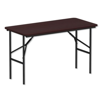 FOLDING TABLES | Alera FT724824MY 48 in. x 23.88 in. x 29 in. Rectangular Wood Folding Table - Mahogany