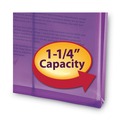 File Folders | Smead 89544 9.75 x 11.63 Open-End (Vertical) Poly String and Button Interoffice Envelopes - Transparent Purple (5/Pack) image number 6