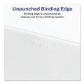 Dividers & Tabs | Avery 82200 10-Tab "2-in 11 in. x 8.5 in. Allstate Style Preprinted Legal Exhibit Side Tab Index Dividers - White (25/Pack) image number 4