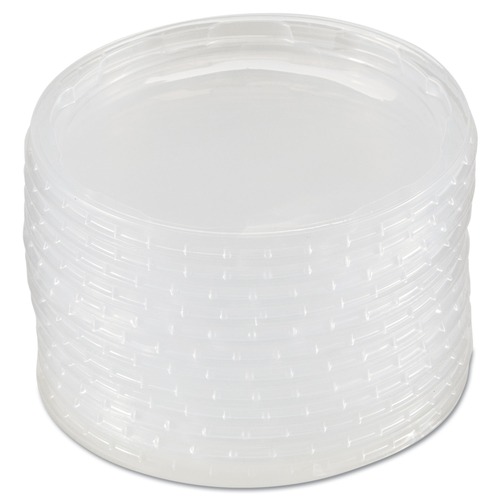 Just Launched | WNA WNA APCTRLID Plug-Style Plastic Deli Container Lids - Clear (50/Pack, 10 Packs/Carton) image number 0