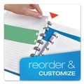 Notebooks & Pads | Ampad 25-634 Versa 9.38 in. x 11.25 in. 3-Subject Crossover Notebook - Wide/Legal, Navy (60 Sheets/Pad) image number 1