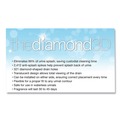 Odor Control | Big D Industries 062100 Diamond 3D Urinal Screen - Melon Mist Scent/Clear (6/Carton) image number 3