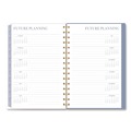 Notebooks & Pads | AT-A-GLANCE LB40200 8.5 in. x 5.5 in. 13-Month (Jan-Jan 2026) Weekly/Monthly Calista Floral Planners - Blue/Purple/Green Cover image number 6