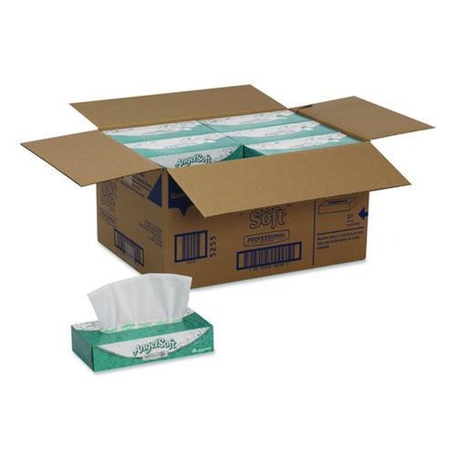  | Georgia Pacific Professional 48580 2-Ply Premium Facial Tissues in Flat Box - White (30-Boxes/Carton) image number 0