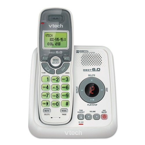 Office Electronics & Batteries | Vtech CS6124 Cordless Answering System image number 0